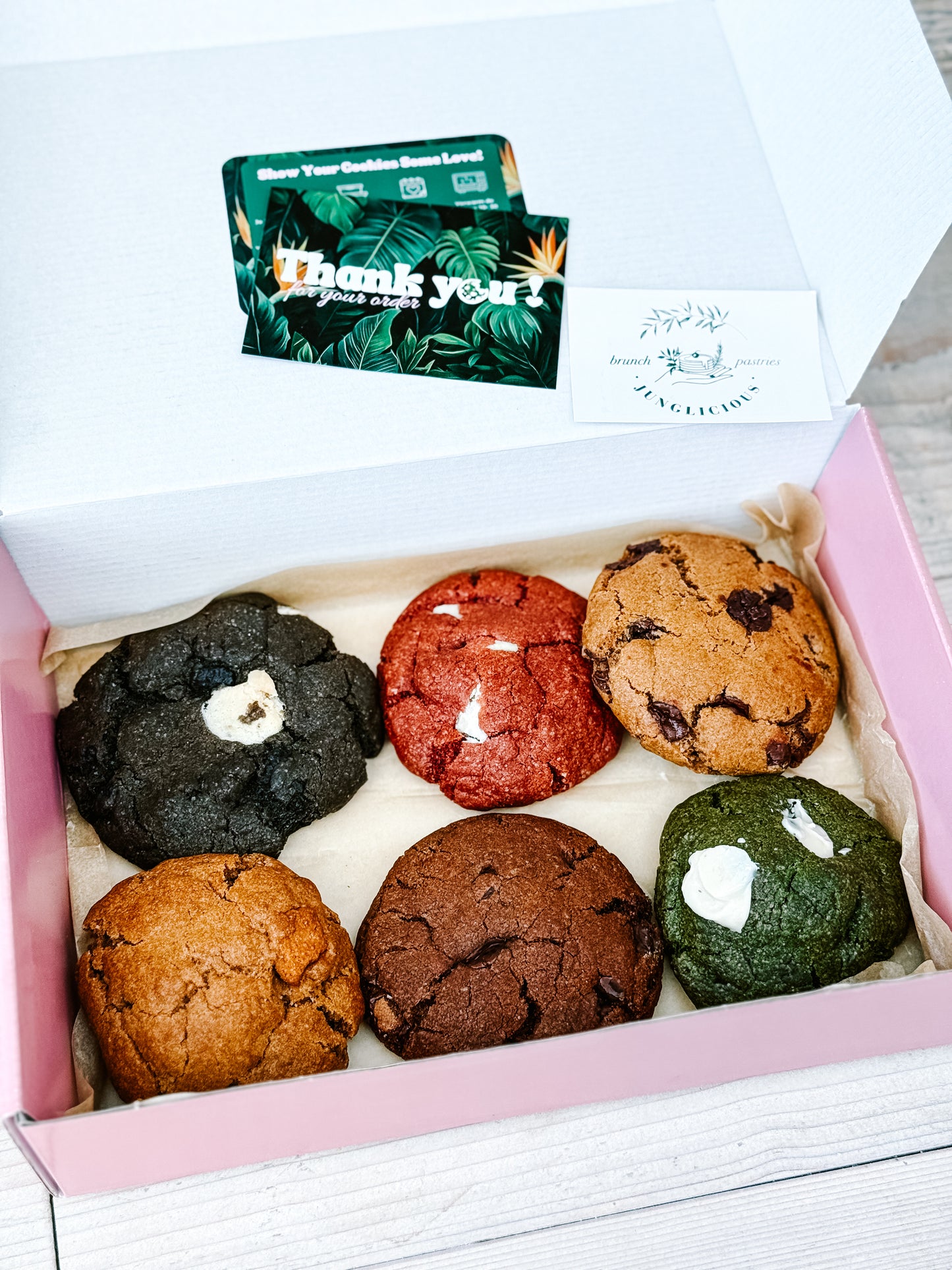 Chunky Cookie MIX box - 6 cookies (verzending)