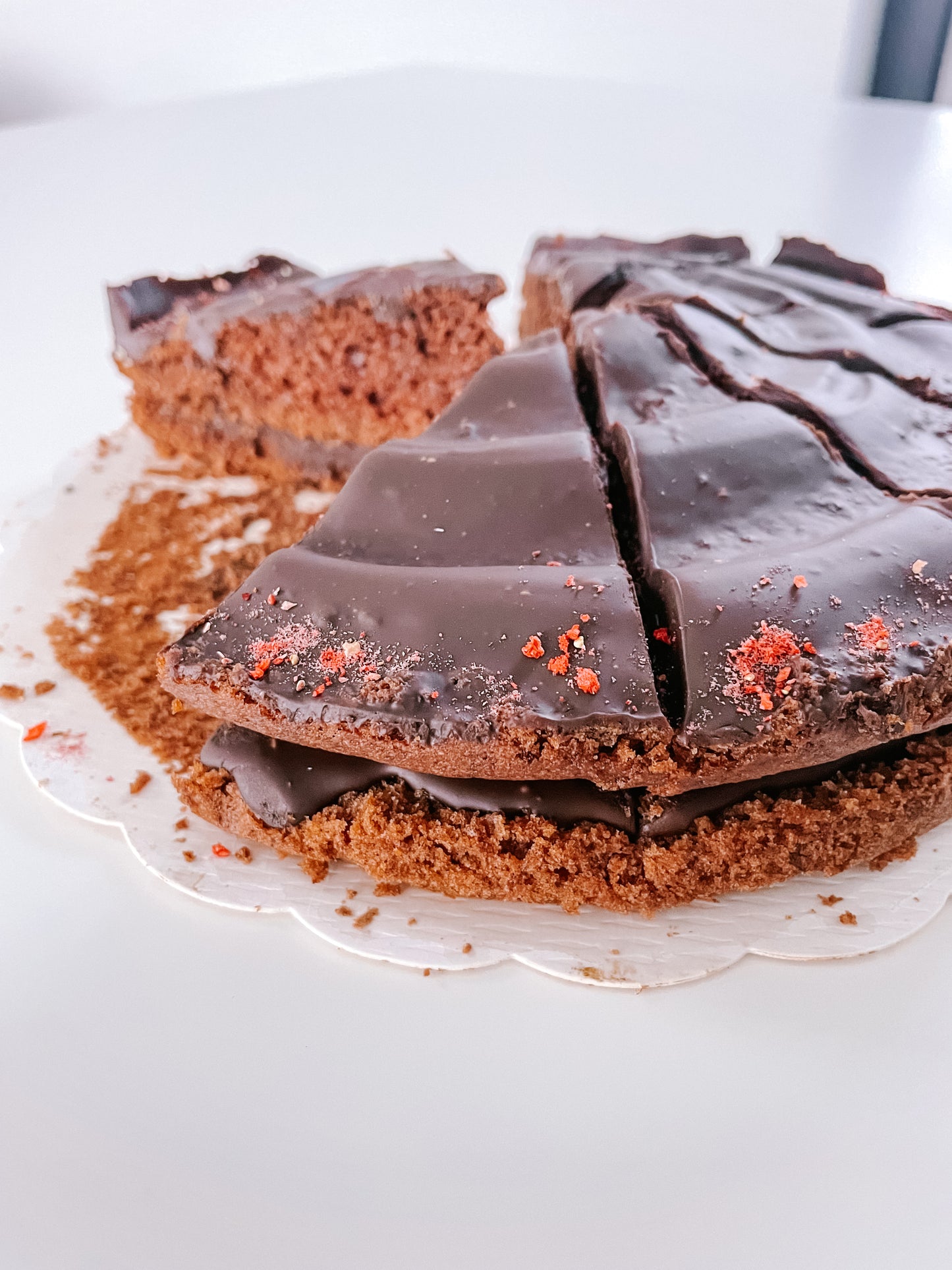 Double Chocolate Fudge Cake