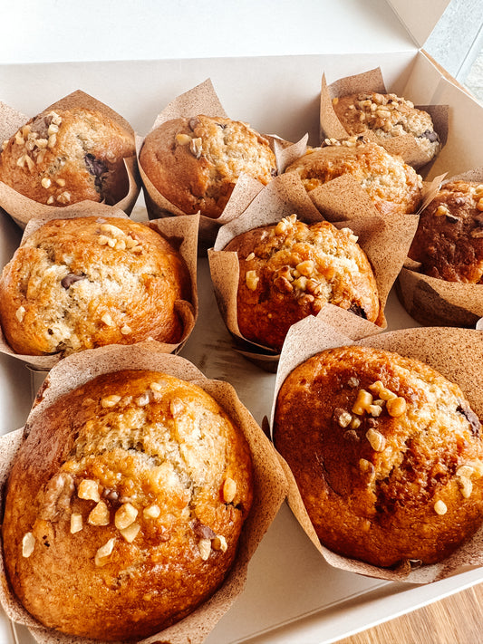 Banana Bread Walnut Muffins (6)